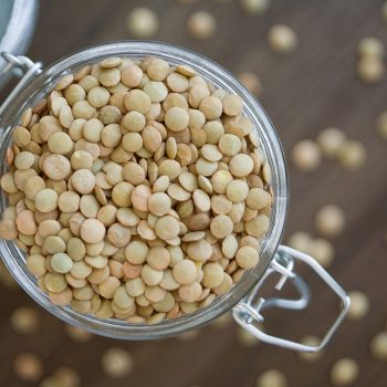 Linzen in een pot