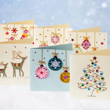 Handgemaakte kerstkaarten van Olino Paperworks